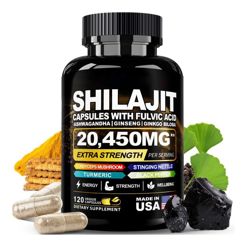 跨境外贸含南非醉茄玛咖和富里酸 Shilajit 喜来芝胶囊